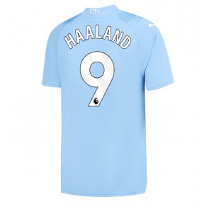 Manchester City Erling Haaland #9 Hemmatröja 2023-24 Kortärmad